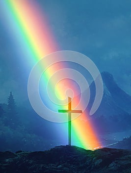 Rainbow and Cross