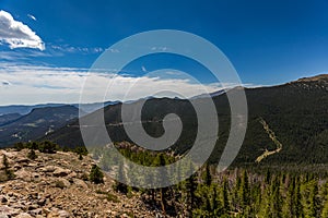 Rainbow Curve Overlook in Rocky Mountain National Park