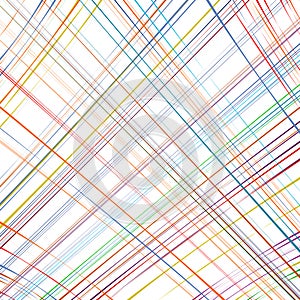 Rainbow curved stripes color line art vector background