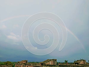 Rainbow On East End Sky.