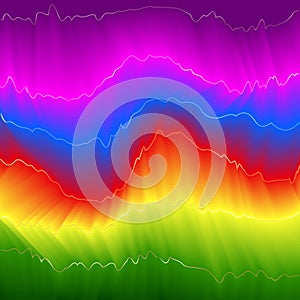 Rainbow energy abstract background