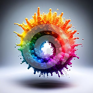 rainbow explosion, pride month