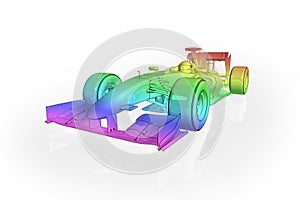 Rainbow F1 Car