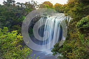 Rainbow falls in Kerikeri  New Zealand