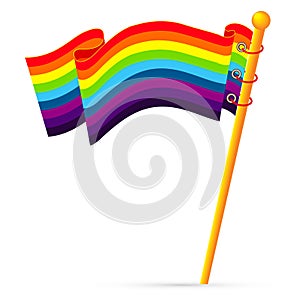 The rainbow flag