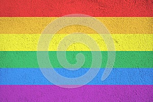 Rainbow flag grunge background