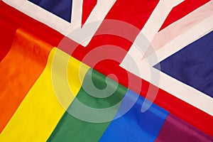 Rainbow flag LGBT movement