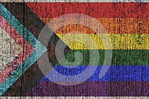 Rainbow flag LGBT movement