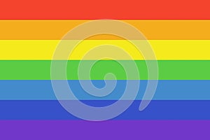 Rainbow flag rectangle symbol