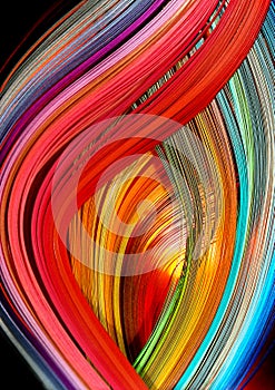 Rainbow flame photo
