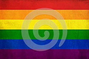 Rainbow gay flag