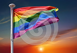 Rainbow Gay Pride Flag