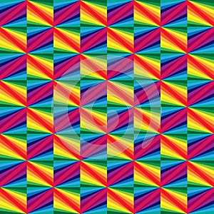 Rainbow Geometric Abstract Background. Suitable for textile, fabric and packaging