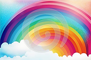 Rainbow gradient watercolor style illustra, abstract, colors