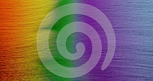 Rainbow hair. Abstract background. Desktop wallpaper 3d illustration