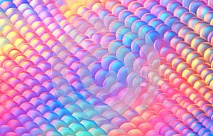 Rainbow holographic seamless pattern - GenerativeAI