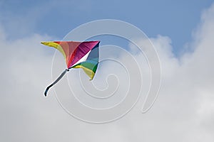 Rainbow Kite in Sky