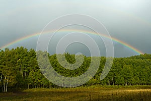 Rainbow Landscape in the Colorado