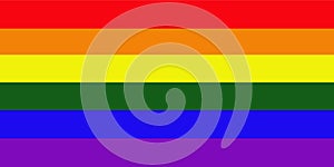 Rainbow for the LGBT pride flag. Background.