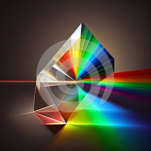 Rainbow light refracting prism refraction