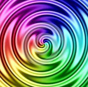 Rainbow Liquid Twirl