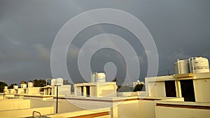 Rainbow during monsoon in India