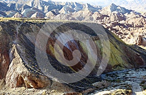 Rainbow Mountain, Zhangye Danxia National Geological Park, Gobi Desert, China