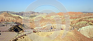 Rainbow Mountain, Zhangye Danxia National Geological Park, Gobi Desert, China