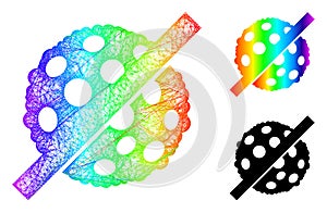 Rainbow Net Gradient No Microbe Spore Icon