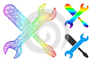 Rainbow Net Gradient Tuning Icon