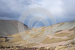 a rainbow in New Zealand High country and Wilderness from Hiking Picton to Invercargill