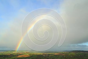 Rainbow over Axe Valley