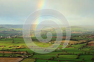 Rainbow over Axe Valley