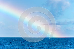 Rainbow over the Caribbean Sea