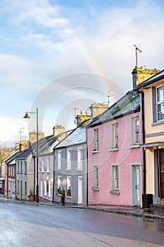 Rainbow Over Cong in Ireland