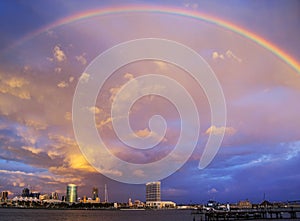 Rainbow over Coronado California