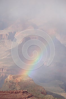 Rainbow over The Grand Canyon
