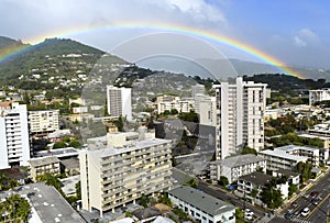 Rainbow Over Honolulu