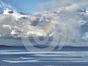 Rainbow over the Ionian Sea.