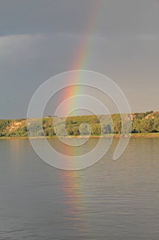 Rainbow over the Irtysh photo