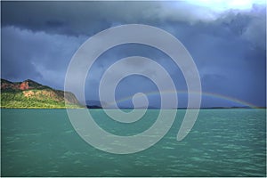 Rainbow over the Kimberley photo