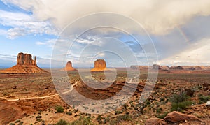 Rainbow Over Monument Valley - Arizona, United States