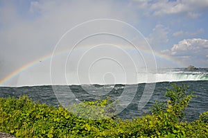 Rainbow over Niagara Falls