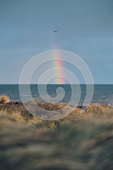 Rainbow over northe Sea