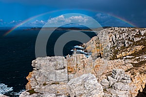 Rainbow over Pointe du Toulinguet