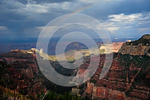 Rainbow over Roosevelt Point