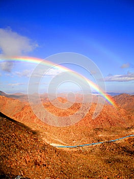 Rainbow over the rumorosa