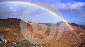 Rainbow over the rumorosa photo