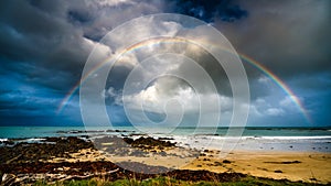 Rainbow over the Sea