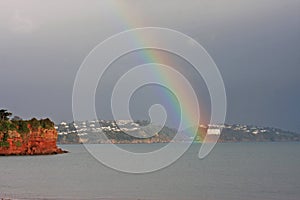 Rainbow over Torbay